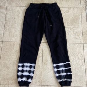 TALENTLESS Relaxed Fleece Jogger Sweatpants Border Wash Black Women’s Medium